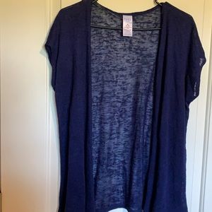 Time and Tru blue cardigan